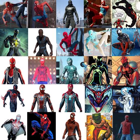 ps4 spiderman costume|all spider-man costumes ps4.